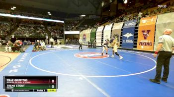 157 Class 1 lbs 5th Place Match - Trent Stout, Holden vs Trae Griffiths, Missouri Military Academy