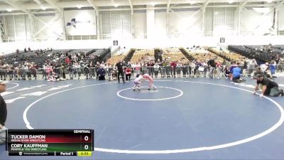 53 lbs Semifinal - Cory Kauffman, Penfield You Wrestling vs Tucker Damon, Indian River Wrestling