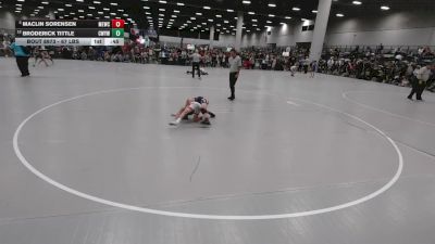 67 lbs Champ. Rd Of 16 - Maclin Sorensen, MN Elite Wrestling Club vs Broderick Tittle, Cleveland Wildcat Youth Wrestling Club