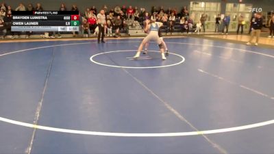 126 lbs Round 2 (16 Team) - Brayden Luinstra, Augusta vs Owen Launer, Kearney JV