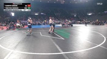 3A Boys 120 lbs Semifinal - Treyton Henning, Banks Boys vs Kamdyn Greene, Pleasant Hill Boys