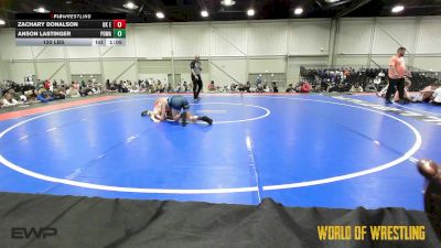 120 lbs Final - Zachary Donalson, OK Elite 14U 1 vs Anson Lastinger, POWA 14U