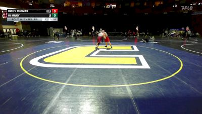 285 lbs Consi Of 16 #2 - Ricky Thomas, Oklahoma vs Kj Miley, Little Rock