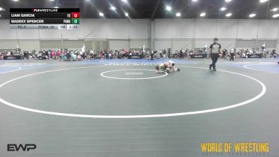 80 lbs Rr Rnd 1 - Liam Garcia, Full Circle 9U vs Maddix Spencer, POWA 9U