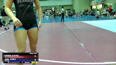 138 lbs Round 4 - Ariel Goble, Seffner vs Kimber Alford, Trojan Wrestling Academy LLC