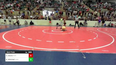 130 lbs Semifinal - Charles Davis, Pope Junior Wrestling Club vs Keller Mitchell, Harris County Wrestling Club