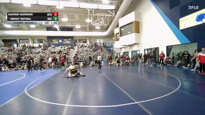 132 lbs Champ. Round 3 - Easton Vandehei, Skyridge vs Grady Roybal, Union