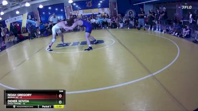 144 lbs Round 3 (8 Team) - Didier Novoa, Eagle Empire vs Noah Gregory, Braves WC