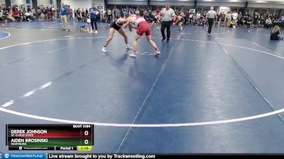 Elite 165 lbs Cons. Semi - Derek Johnson, St. Cloud State vs Aiden Brosinski, Wartburg