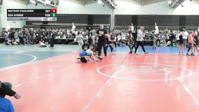 69 lbs Rr Rnd 5 - Matsuki Faulkner, Smitty's Barn Black - ESC vs Esa Ahmed, Hammers- ESC