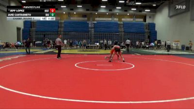 133 lbs Champ. Round 1 - Jeff Lopez, Oregon State vs Jake Castagneto, Unattached-UVU