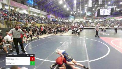 62 lbs Quarterfinal - Vesper Ortega, Pomona Elite vs Shane Cary, SLV Elite WC