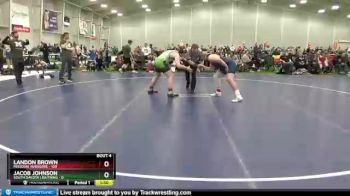 250 lbs Round 2 (6 Team) - Landon Brown, Missouri Avengers vs Jacob Johnson, South Dakota Lightning