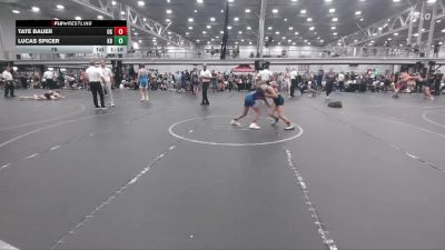 76 lbs Round 5 (10 Team) - Lucas Spicer, Kraken Black vs Tate Bauer, Ohio Gold