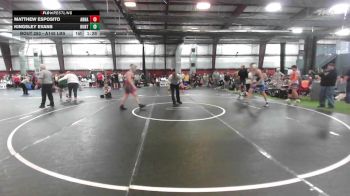 Quarterfinal - Matthew Esposito, Annandale vs Kingsley Evans, Huntington