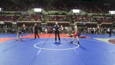 98 lbs Cons. Round 2 - Xabi Hellman, RawTown Elite vs Braydon Olson, Conrad Wrestling Club