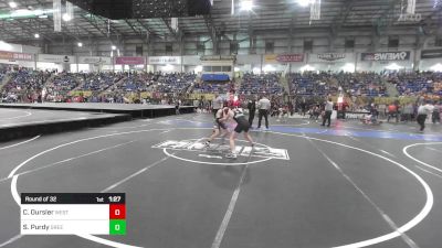 125 lbs Round Of 32 - Cooper Oursler, Westside WC vs Skyller Purdy, Greeley United