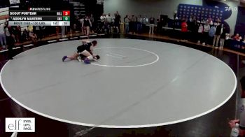 130 lbs. Cons. Semi - Addilyn Masters, Shawnee Mission South vs Scout Puryear, Willard