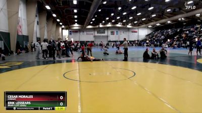 174 lbs Cons. Round 2 - Cesar Morales, Cowley vs Erik Lessears, Briar Cliff (Iowa)