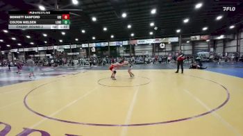 138 lbs Champ. Round 2 - Colton Nielsen, Lander Legacy Wrestling Club vs Bennett Sanford, Greybull/Riverside