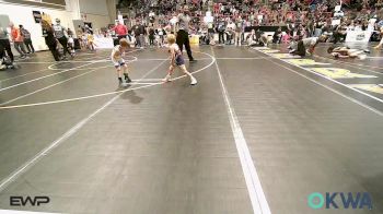 37-40 lbs Quarterfinal - Luke Themm, Team Tulsa Wrestling Club vs Jaxon Gregory, Tulsa Blue T Panthers