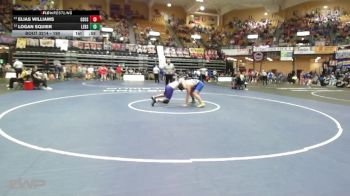 190 lbs Cons. Round 1 - Logan Squier, Leon Bluestem HS vs Elias Williams, Gypsum-Southeast Of Saline HS