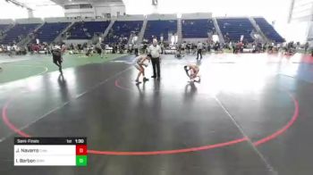 132 lbs Semifinal - Jacob Navarro, Chain Gang vs Isaias Borbon, Dominate WC