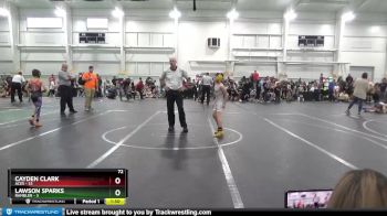 72 lbs Round 1 (8 Team) - Cayden Clark, ACES vs Lawson Sparks, Rambler