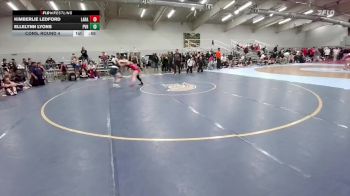 135 lbs Cons. Round 4 - ElleLynn Lyons, Platte Valley vs Kimberlie Ledford, Laramie