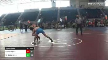 126 lbs Quarterfinal - Gabriel Corrales, Silverback WC vs Wesley Soldano, Genesis Academy Boys