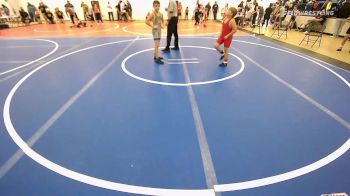85 lbs Consi Of 8 #1 - Drake West, Poteau Youth Wrestling Academy vs Braxson Mefford, Pryor Tigers