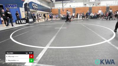 52-55 lbs Quarterfinal - Avery Murray, El Reno Wrestling Club vs Tanner Reynolds, Shelton Wrestling Academy