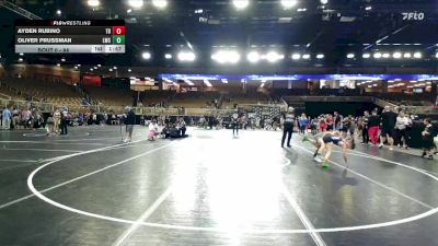 84 lbs Round 1 - Ayden Rubino, Team Barracuda vs Oliver Prussman, Longwood Wrestling Club