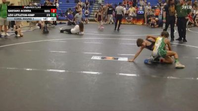 65 lbs Cons. Round 1 - Levi Littleton-Kimp, Summerville Take Down vs Gaetano Acerra, Mighty Warriors Wrestling Acad