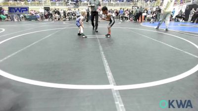 55 lbs Quarterfinal - Bash Bursiaga, Grover Rains Wrestling Club vs Brandon Steeprock, Bartlesville Wrestling Club