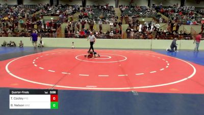 46 lbs Quarterfinal - Thomas Cooley, PTC Wrestling vs Bradley Nelson, Grizzly Wrestling Club