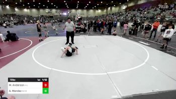 72 lbs Rr Rnd 2 - Maddox Anderson, All In Wr Ac vs Archie Mendez, Nevada Elite