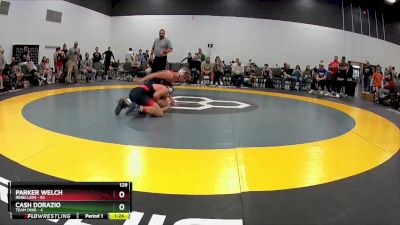 129 lbs Round 2 (6 Team) - Parker Welch, Rebellion vs Cash Dorazio, Team Ohio