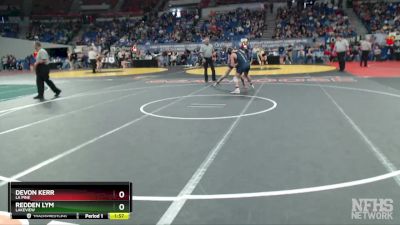 3A-144 lbs Semifinal - Devon Kerr, La Pine vs Redden Lym, Lakeview