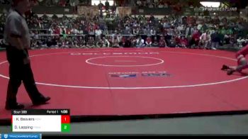 152 lbs 1st Place Match - Keegan Beavers, Rose Hill vs Dawson Lapping, Frontenac