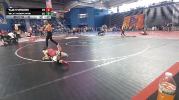 115 lbs Semifinal - Elle Changaris, High Point Regional vs Riley Karwowski, Wyoming Seminary