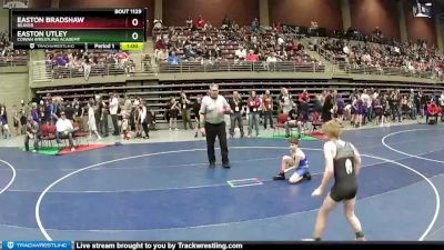 92 lbs Cons. Round 2 - Easton Bradshaw, Beaver vs Easton Utley, COWAN WRESTLING ACADEMY