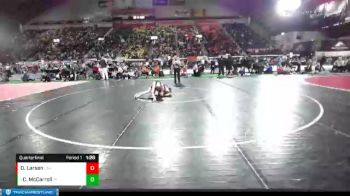 5A 132 lbs Quarterfinal - Connor McCarroll, Post Falls vs Dax Larsen, Coeur D`Alene