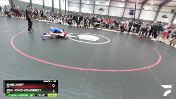 145 lbs Champ. Round 2 - Mark Astry, OR vs Milo Jones-Longstreet, WA