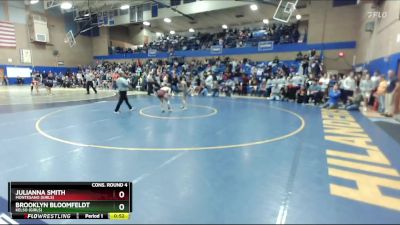 100lbs Cons. Round 4 - Brooklyn Bloomfeldt, Kelso (Girls) vs Julianna Smith, Montesano (Girls)