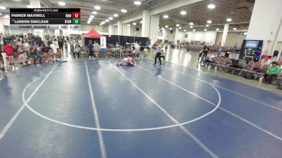 150 lbs Champ. Round 2 - Landon Sinclear, Utah vs Parker Maxwell, Idaho