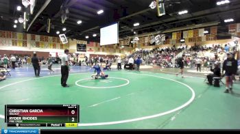 120 lbs Quarterfinal - Christian Garcia, Walnut vs Ryder Rhodes, Pine Creek