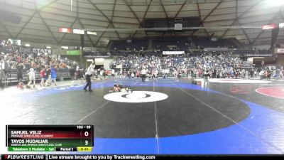 59 lbs Cons. Round 4 - Tayos Mudaliar, Wrestling Rhinos Wrestling Club vs Samuel Veliz, Prosser Wrestling Academy