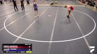 126 lbs Cons. Round 2 - Abram Anderson, Rosemount Irish Wrestling vs Dashiel Hanson, Minnesota