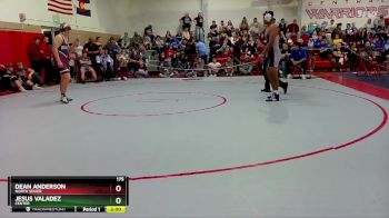 175 lbs Quarterfinal - Jesus Valadez, Center vs Dean ANDERSON, North Sevier
